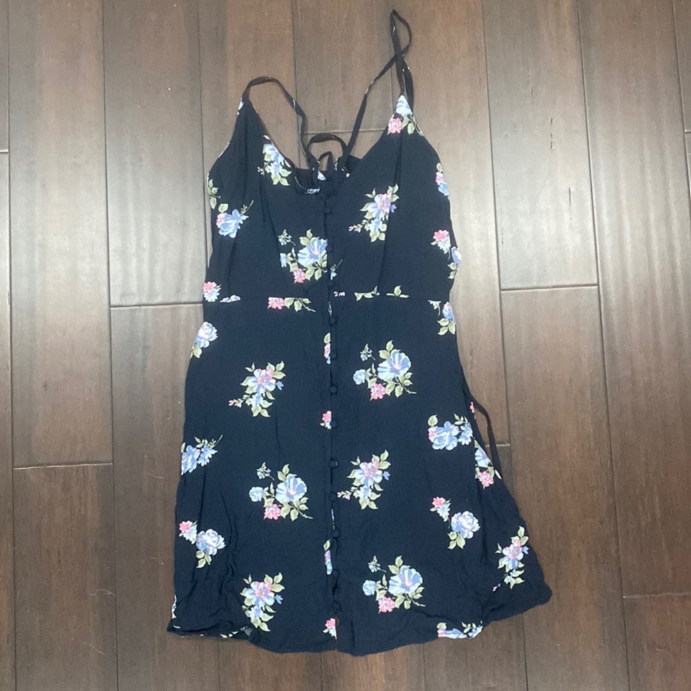blue floral dress | SIZE: XL